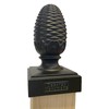 3.5" x 3.5" Heavy Duty Aluminum Pineapple Post Cap for