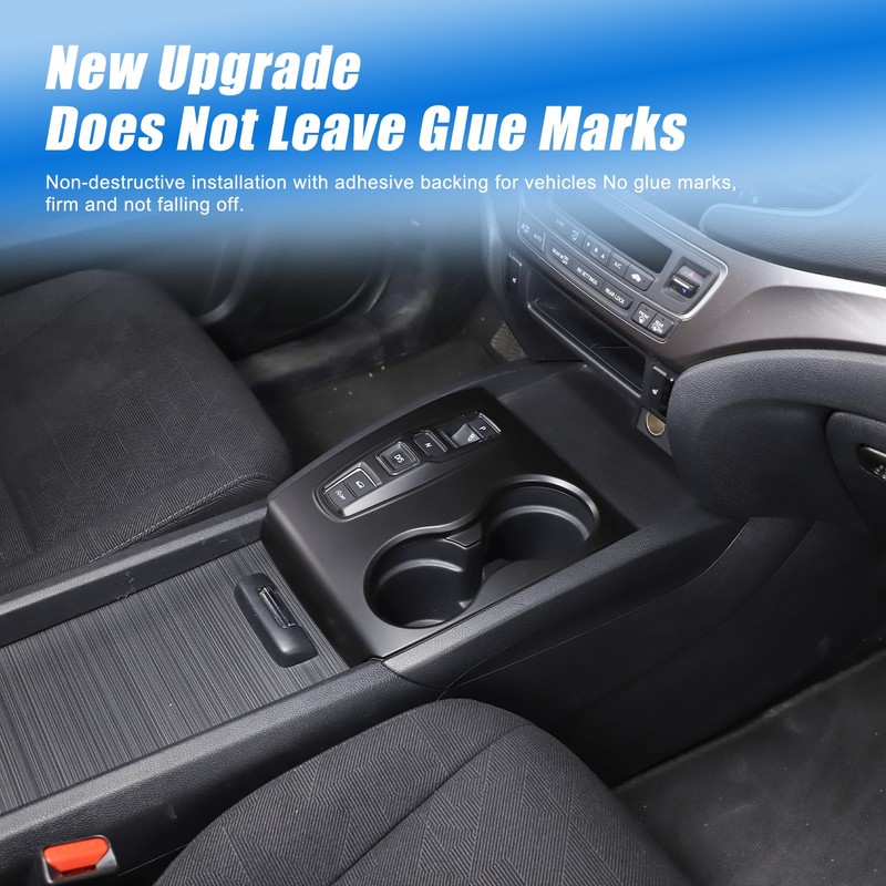 HIRUFAIT Gear Shift Panel Cover Trim for Honda Pilot 2016-2022/