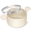 MICHELANGELO Pasta Pot with Strainer Lid, 6 Quart Cooking Pot
