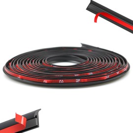 LIANHATA T-Shaped Car Door Edge Guard 6.6 ft (2 m) Car Door Edge Guard Gap Filling Freely Cut Airtight Up Wind Noise Prevention Tape Protection Mall Protection Headlight Door Aero Parts for Decoration