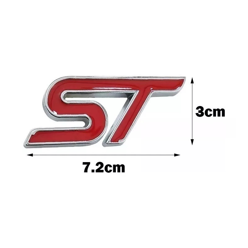 Freds Emblema St Ford Focus Fiesta Auto Adherible Parrilla Sticker