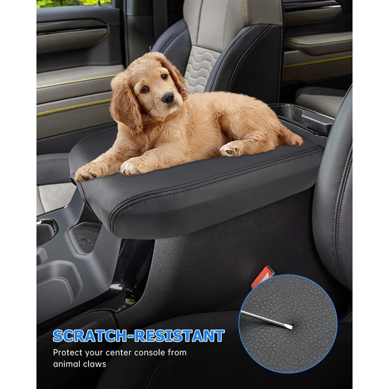 INTGET Center Console Cover for 2026 Chevy Silverado & GMC