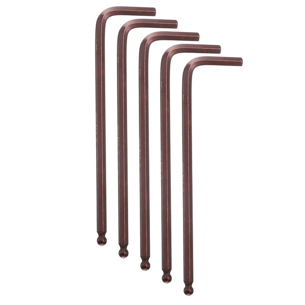 sourcing map 5pcs Ball End Hex Key Wrench 3/16" SAE