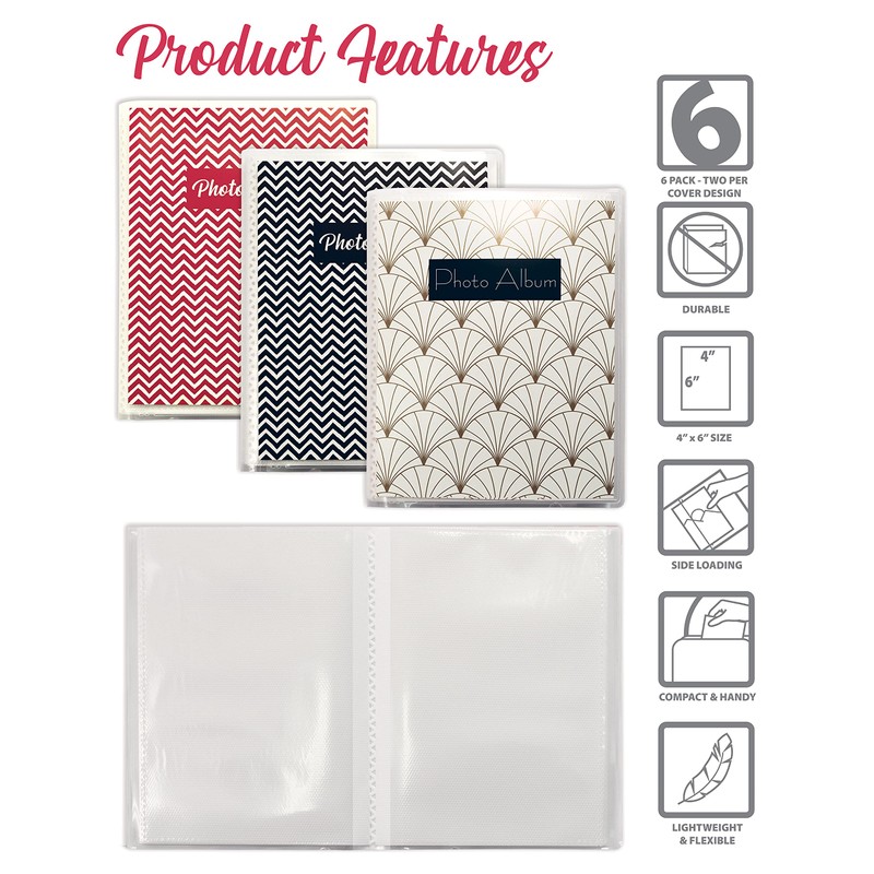 Better Office Products 48 Photo Mini Photo Album, 4 x