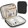 CURMIO Electronic Organizer, Travel Cable Organizer Bag for Charging Cords,