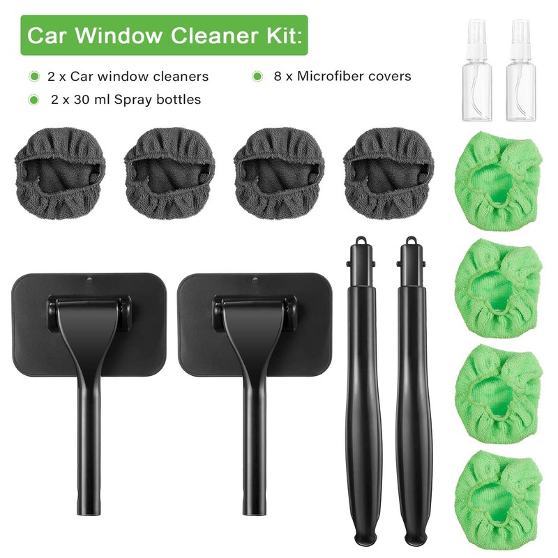 Frienda 2 Set Windshield Cleaner Tool Inside Car Windshield Cleaning