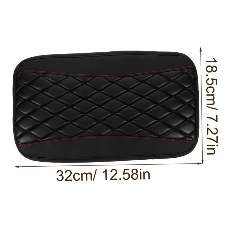 ABOOFAN Car Center Armrest Cover PU Leather Slip Pad Easy