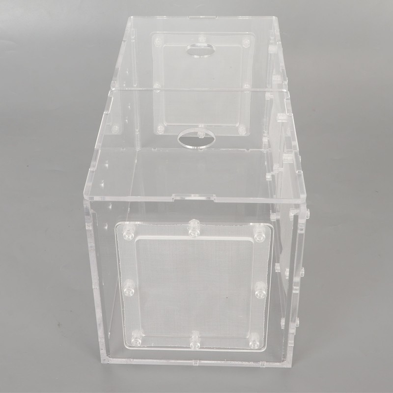 Fish Breeding Isolation Box Transparent Mesh Side Fish Tank Incubator