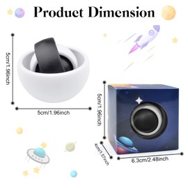 Yrissmiss Fidget Toy for Adults, Fidget Gyro Toys, Gift Ideas Fidgets Gifts for Boys Girls Teens Kids, ADHD Autism Stress Relief Finger Toy Hand Fidget Spinner