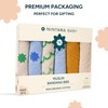NINTARABABY Bandana Bibs - 100% Organic Premium Muslin Cotton, Absorbent,