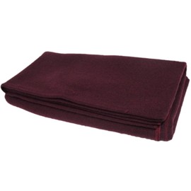 Arkwin Home Products Wool Blanket, Soft Loom Woven, 66" x 84" Color Burgundy