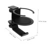 NOLITOY 360-Degree Rotating Headset Stand Cup Holder Adjustable Desktop Headphone