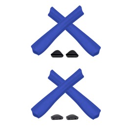 2 pares de calcetines de repuesto y narices para Oakley Pit Bull OO9127 – Más opciones, Azul, Talla unica