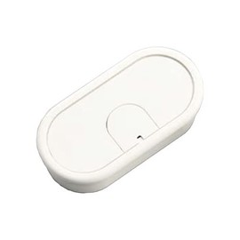 LAMP LN72SF-WT Sugatsune Wire Hole Cap, White, One Side Inset Type