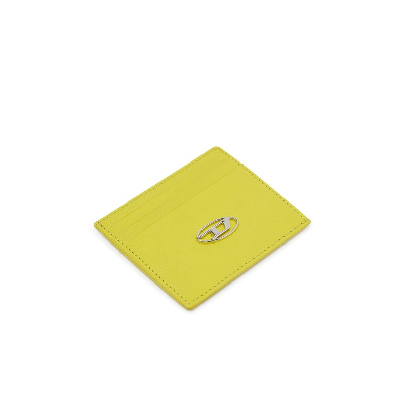 Diesel X09018P0685 Men's Cow Leather Card Case, yellow