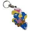 SCHLEICH Disco Smurfette Keyring, Blue, white, pink, yellow, orange, green