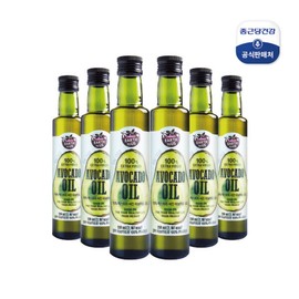 Earthus 6 bottles of avocado oil (6 bottles of 250ml each) / 어스투어스 6병 아보카도 오일 6병 ( 250ml6병)