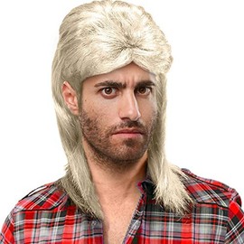 Hatstar German Chav Mullet Long Hair Wig in 5 Colours