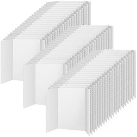 Ctosree 100 Pcs 14 * 22 Inch Tri Fold Poster Board Bulk, Science Fair Project Display Paperboard, Single Wall, Lightweight Presentation Board (White)