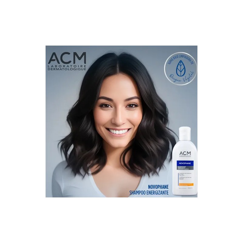 Shampoo Energizante Acm Novophone Fortalece Cabello 200ml