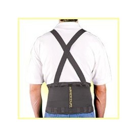 BSN 70-110SMBLK Safe-T-Lift LX Premium Occupational Back Support, Black, Small