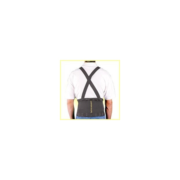 BSN 70-110SMBLK Safe-T-Lift LX Premium Occupational Back Support, Black, Small