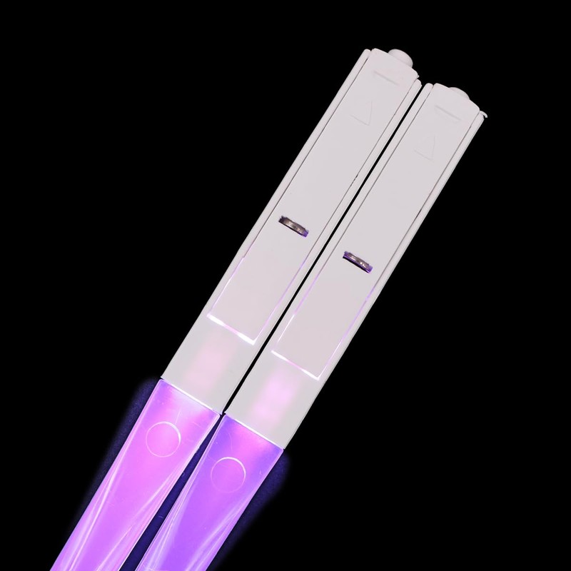 POFET 2Pairs of Lightsaber Chopsticks LED Light-Up Chopsticks for Kitchen