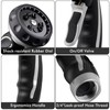 RESTMO Hose Nozzle with Easy Self-Lock Trigger, Heavy Duty Metal