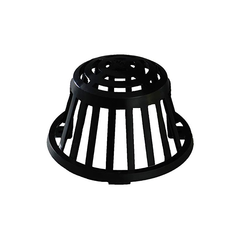 Plastic Oddities PRD902P 4" PVC Roof Drain with Plastic Dome