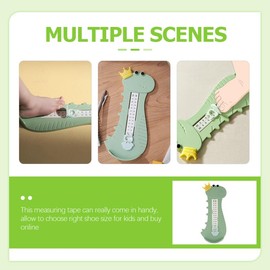 TOGEVAL Foot Measurement Device Shoe Measuring Sizer Ruler for Children