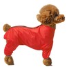 Dog full body raincoat, Dogs coats with legs, lightweight waterproof