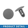 A ABSOPRO Rivets 8mm Fender Trunk Fastener Clip Plastic Gray(Set