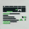Sumgsn 172 Keys Wave Keycaps Set, Cherry Profile Doubleshot, Green,