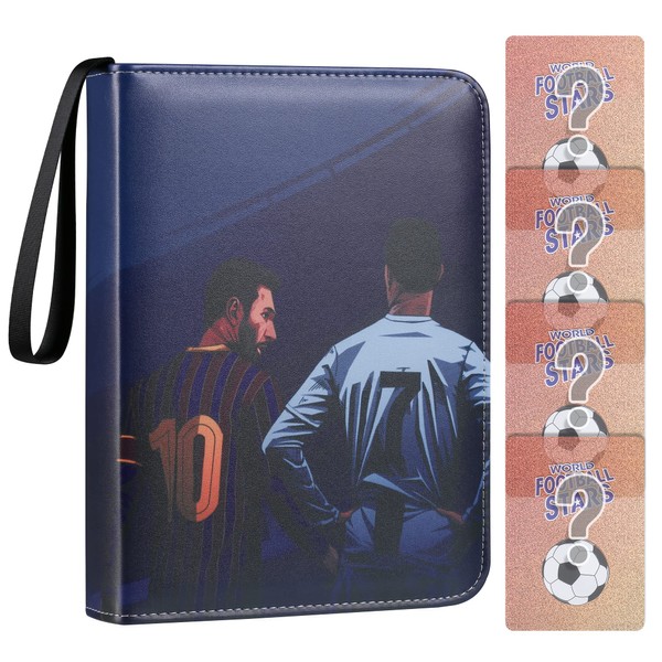 Trading Card Album for Football, Binder Card Holder, Fits 400