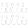 HARFINGTON 10pcs S Hooks 2.4" Metal Hanging S Shaped Hooks
