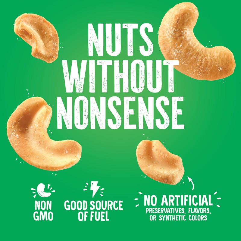 Emerald Nuts Roasted and Salted Cashews 7ct (1-Pack), 100-Calorie Individual