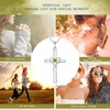 AmorAime 925 Sterling Silver Cross Necklace for Women Men 9A