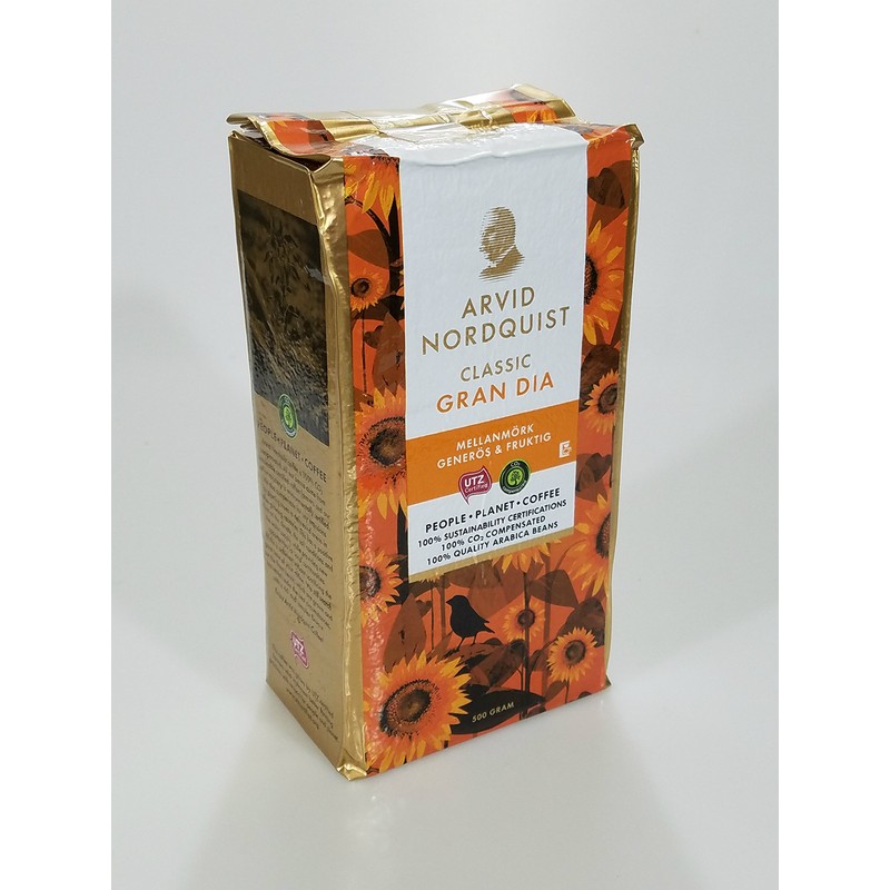 Arvid Norquist Classic Ground Coffee 2 - 17.6oz Bags(500grams) (2