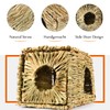 PStarDMoon Bunny Grass House-Hand Made Edible Natural Grass Hideaway Comfortable
