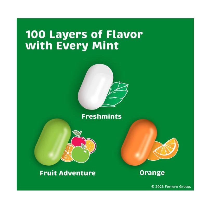 Freshmint Tic Tac Mega Box 27 Count Variety Mints 17.14