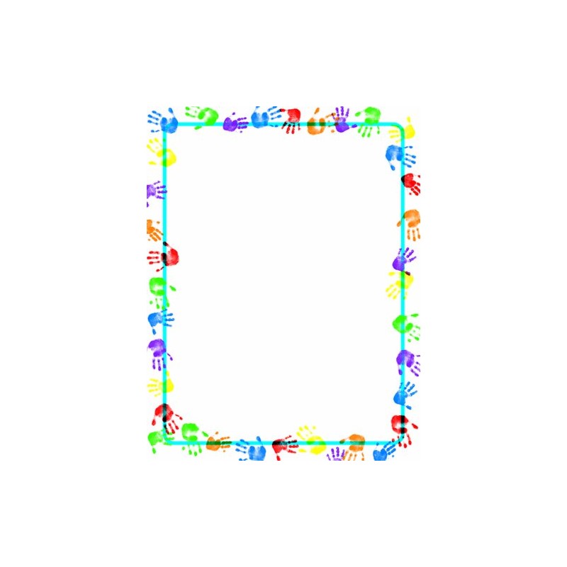 Great Papers! Baby Handprints Letterhead, 8.5 x 11 Inches, 80