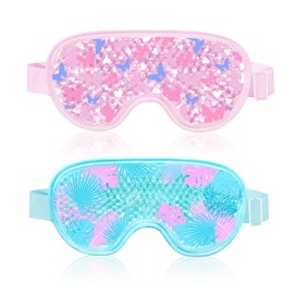 2Pcs Máscara De Ojos De Gel De Enfriamiento, Reutilizable, Terapia De Frío Caliente, Máscara De Ojos Fría Para Después De La Cirugía, Hinchazón, Ojeras, Bolsas Para Los Ojos, Ojos Secos, Migr