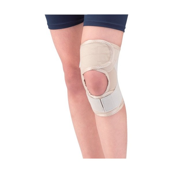 bonbone Knee Supporter, Thin, Cross Back of the Knee XG, Beige, XL (Above Knee 3.9 inches (10 cm), Circumference 15.7 - 23.6 inches (40 - 60 cm)~