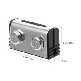 TEHAUX Sliding Window Lock Stopper Security Device for Low Track Windows No Drilling Required for Ventilation and Cleaning Strong and Sturdy Protection for Home Safety