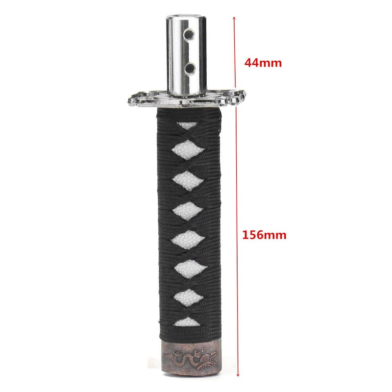 MACHSWON Samurai Sword Shift Knob Automatic-Short Gear Shift Knob Catchers