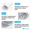 Minimalist Evil Eye Silver Pendant Necklace To Give As A