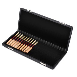 Reed Box, Oboe Reed Etui Holzmaterial Holz Oboe Reed Etui Oboe/Klarinette Reed Aufbewahrungsetui für 10/12/20pcs Oboe Reeds(20 Stück, 12)