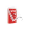 SS2025EM-EN STI Red Indoor Only Flush or Surface Momentary (Illuminated)