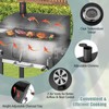 Giantex Charcoal Grill 24 inch, BBQ Grill with 2 Foldable