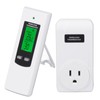 Wireless Thermostat Outlet Temperature Auto Detection LCD Backlit Temperature Controller